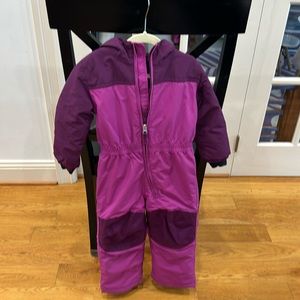 Lands’ End Purple One Piece Girls Snowsuit Size 3T